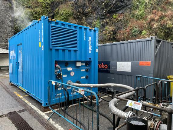 Distillery steam boiler