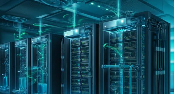 Liquid cooling data centre