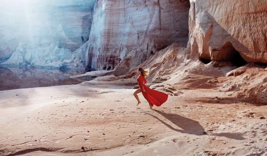 Keeping a high end fashion show cool in desert