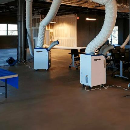 Hero image for spot coolers landing page mobile