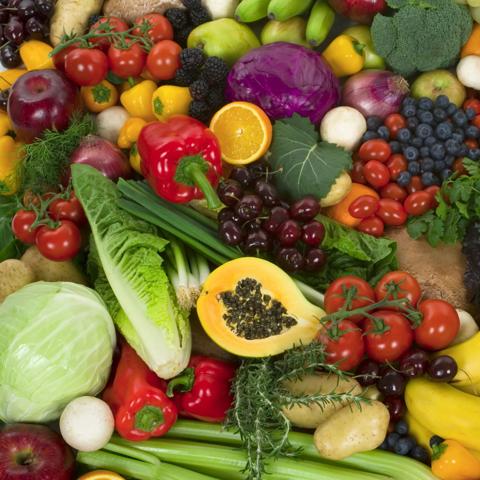 Fruits and vegetables