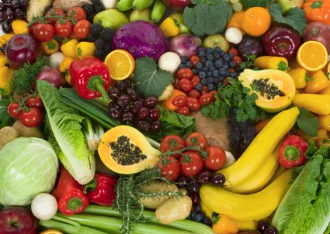 Fruits and vegetables