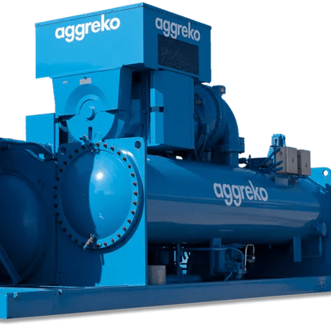 industrial water cooled chiller rentals