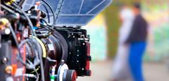 Filming at outdoor with professional camera