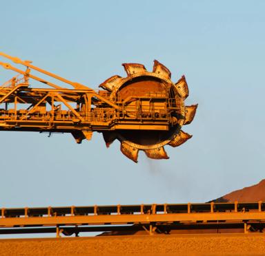 Iron Ore Mine Site Port Hedland Western Australia