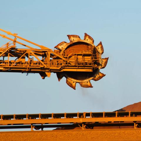 Iron Ore Mine Site Port Hedland Western Australia