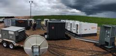 Gas, power, and oil station.
