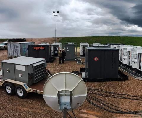 Gas, power, and oil station.