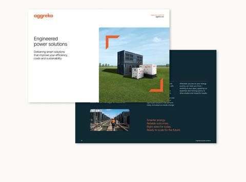 Engineered power solutions brochure cover.