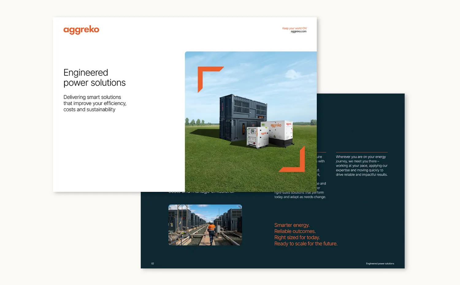Engineered energy solutions brochure cover