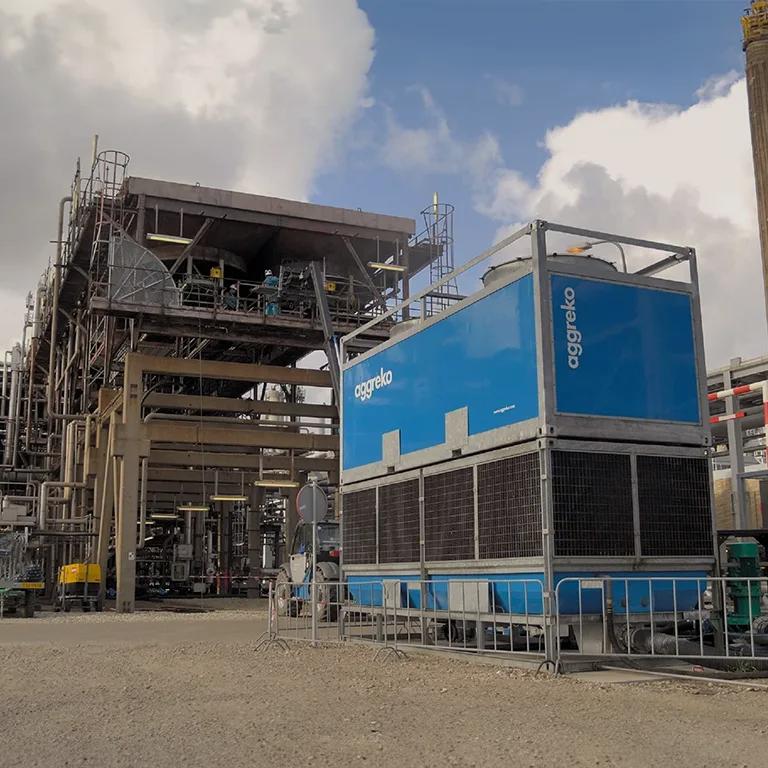 industrial air cooled chiller rentals