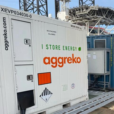 Offshore wind - BESS unit