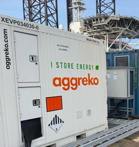 Offshore wind - BESS unit