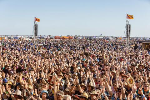 Aggreko Generators powering outback music festival in Broken Hill, NSW, Australia