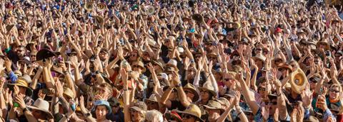 Aggreko Generators powering outback music festival in Broken Hill, NSW, Australia