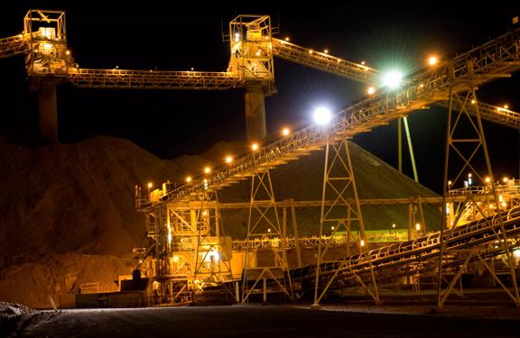 a large infrastructure  in Australia for a gold and copper mine.