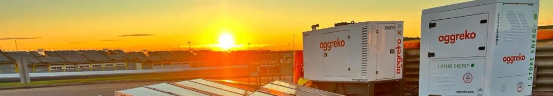Aggreko solution for formula e