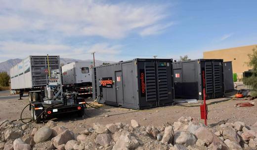 Using natural gas to fight death valley heat