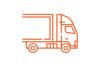 Container truck icon