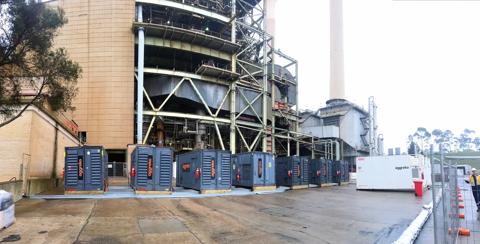 Hazelwood power station - standby generators