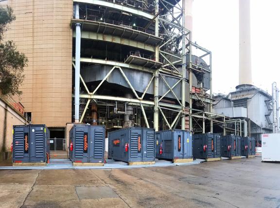 Hazelwood power station - standby generators