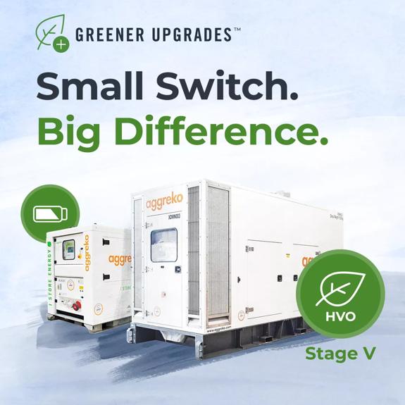 Greener power upgrades from Aggreko