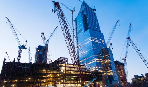 luxury high rise warmed by low cost hydronic heating