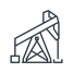 Icon of an oil pumpjack.