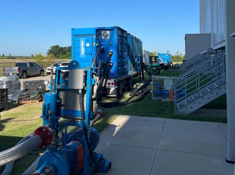 Aggreko chillers and AHU cool a facility to ultra-low temperatures