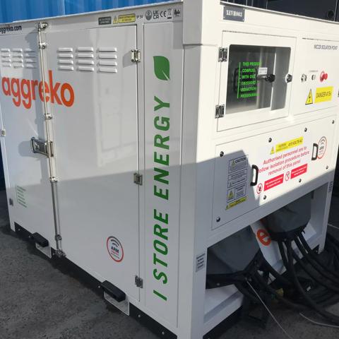 Images of the 150/150 150/75 at an aggreko depot