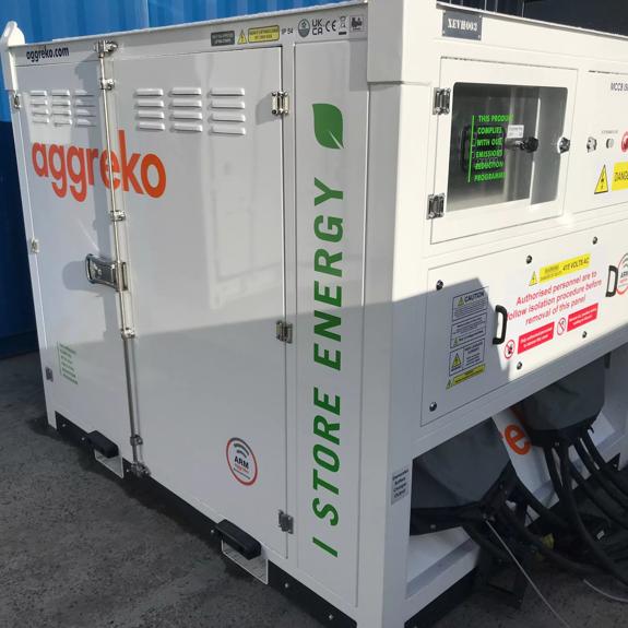 Images of the 150/150 150/75 at an aggreko depot