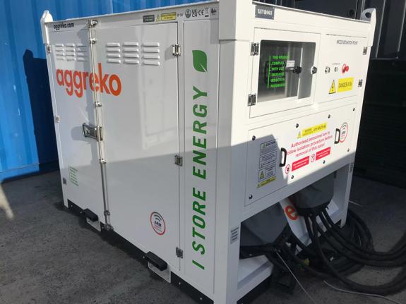 Images of the 150/150 150/75 at an aggreko depot