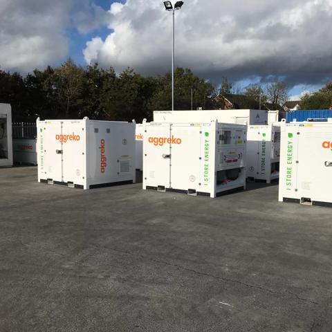 Images of the 150/150 150/75 at an aggreko depot