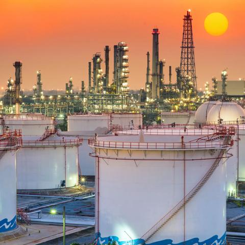 Petrochemical temporary power for managing risks