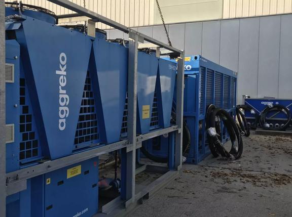 plant up and running 12 hours after critical chiller shut down