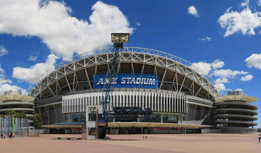 Esterno dello stadio ANZ in Australia